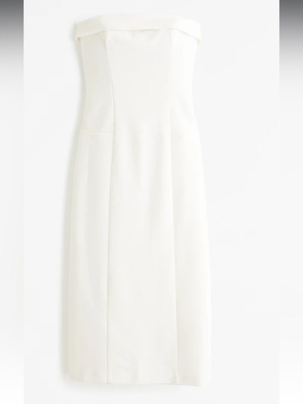 Abercrombie & Fitch Cream Strapless Dress
